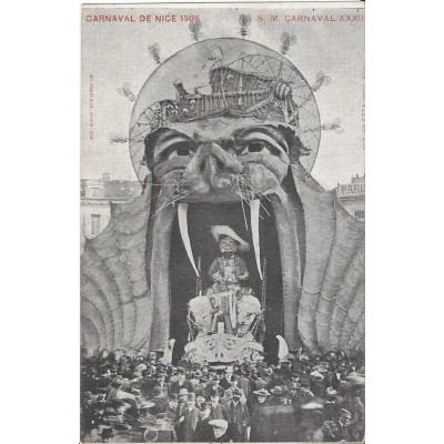 Carnaval de Nice - S.M. Carnaval XXXII - 1905 